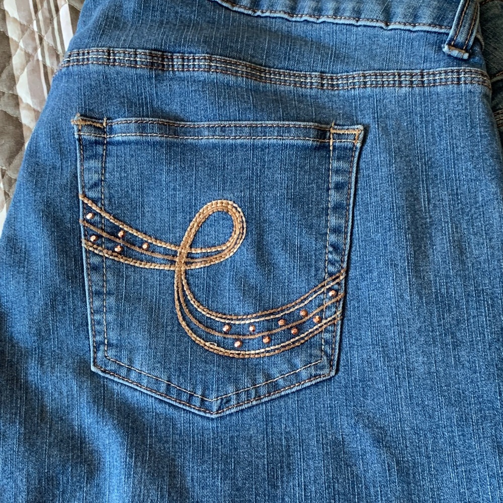 Riders by Lee Dark Blue Boot Cut Jeans - Picture 2 of 10